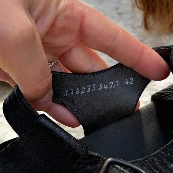 Mephisto Men's Sam Fisherman Sandals Size 8 Black Leather 42 MSRP $329 - Picture 7 of 13